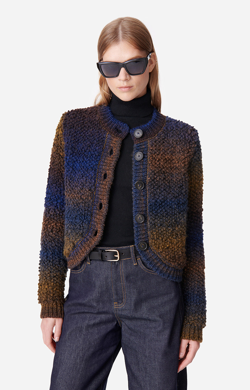 17 QTY NEW // PETROLE / Gilet Drissa - PETROLE