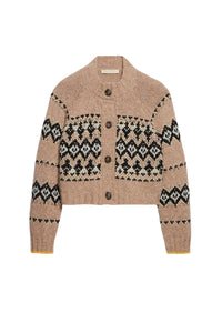 Gilet Damas en laine - Taupe