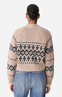 Gilet Damas en laine - Taupe