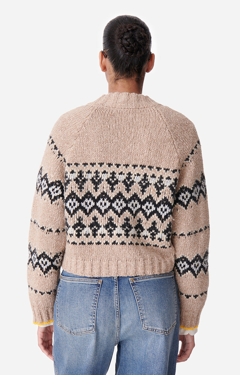 Gilet Damas en laine - Taupe