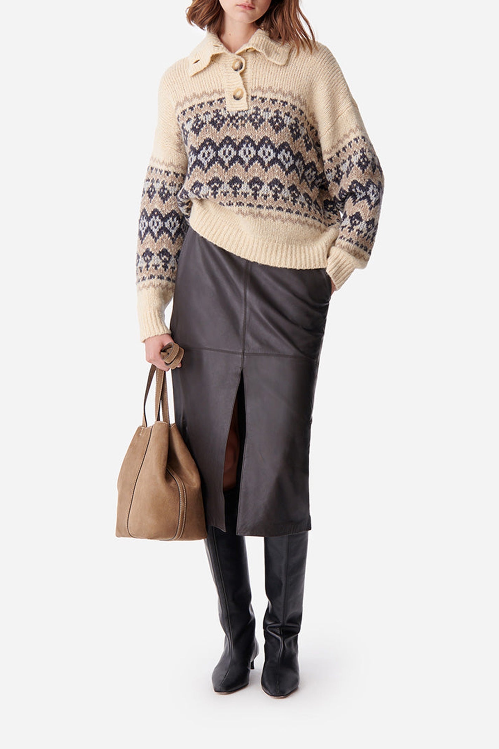 Pull Dara en laine - Avoine