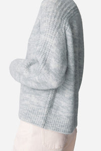 Pull oversize Donia en laine mélangée - Iris