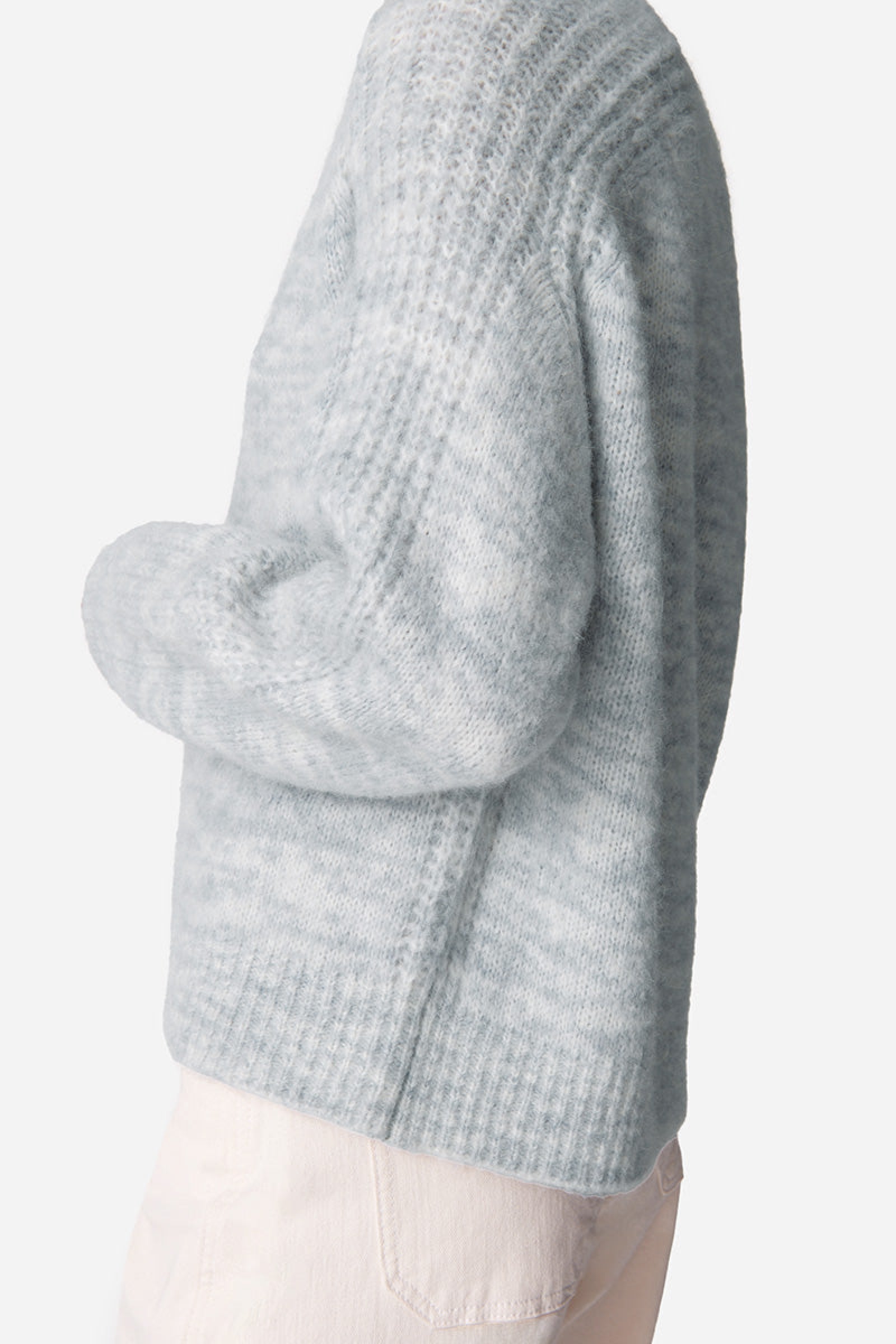 Pull oversize Donia en laine mélangée - Iris