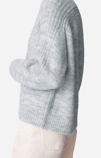 Pull oversize Donia en laine mélangée - Iris