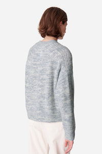 Pull oversize Donia en laine mélangée - Iris