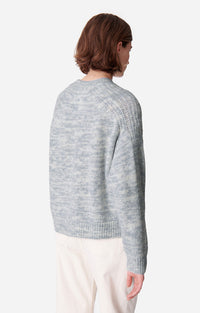Pull oversize Donia en laine mélangée - Iris