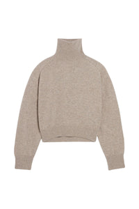 RECO : 170 // Pull col roulé Dolmia en cachemire - Taupe