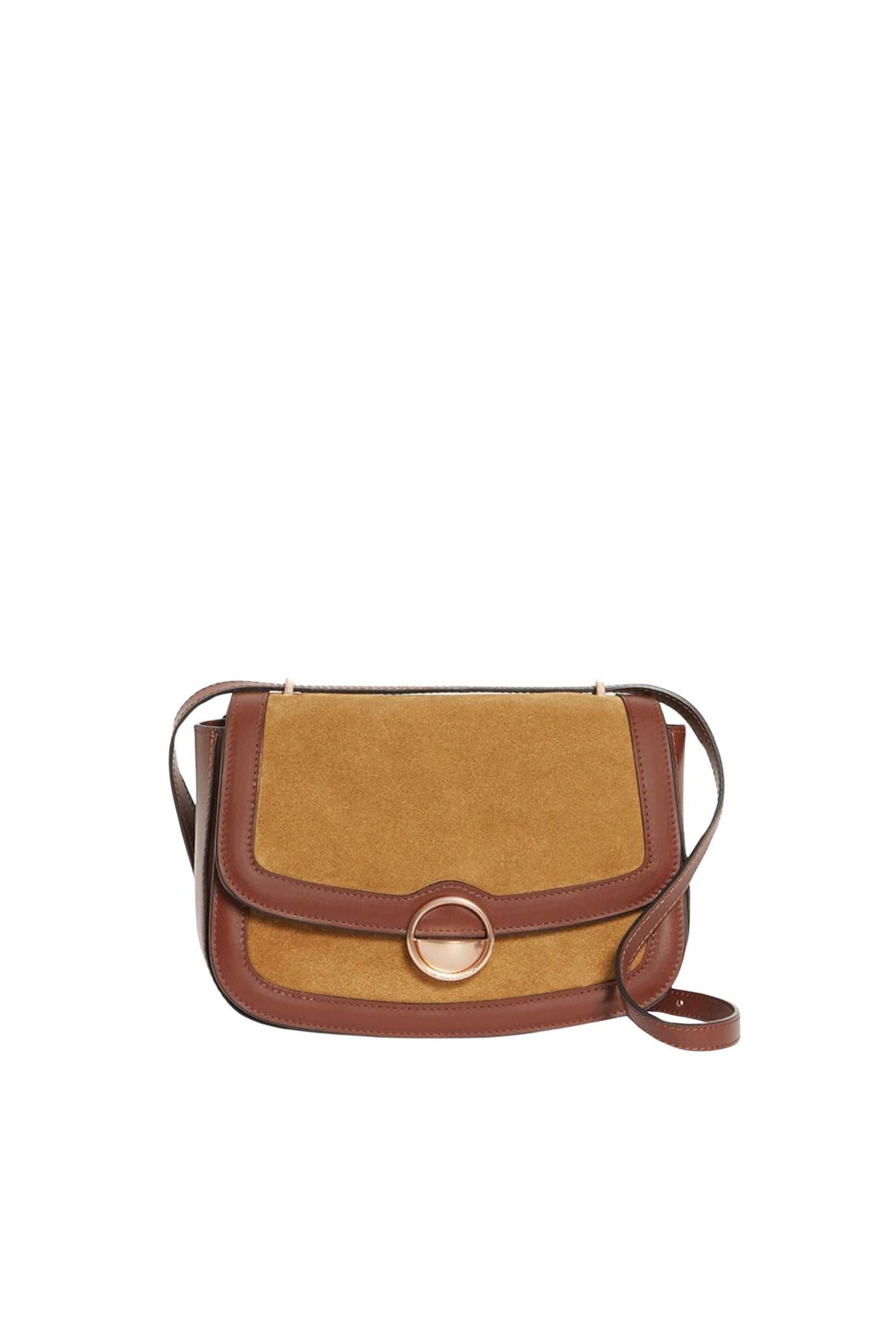 Sac à rabat Romy en cuir - Noisette & Caramel