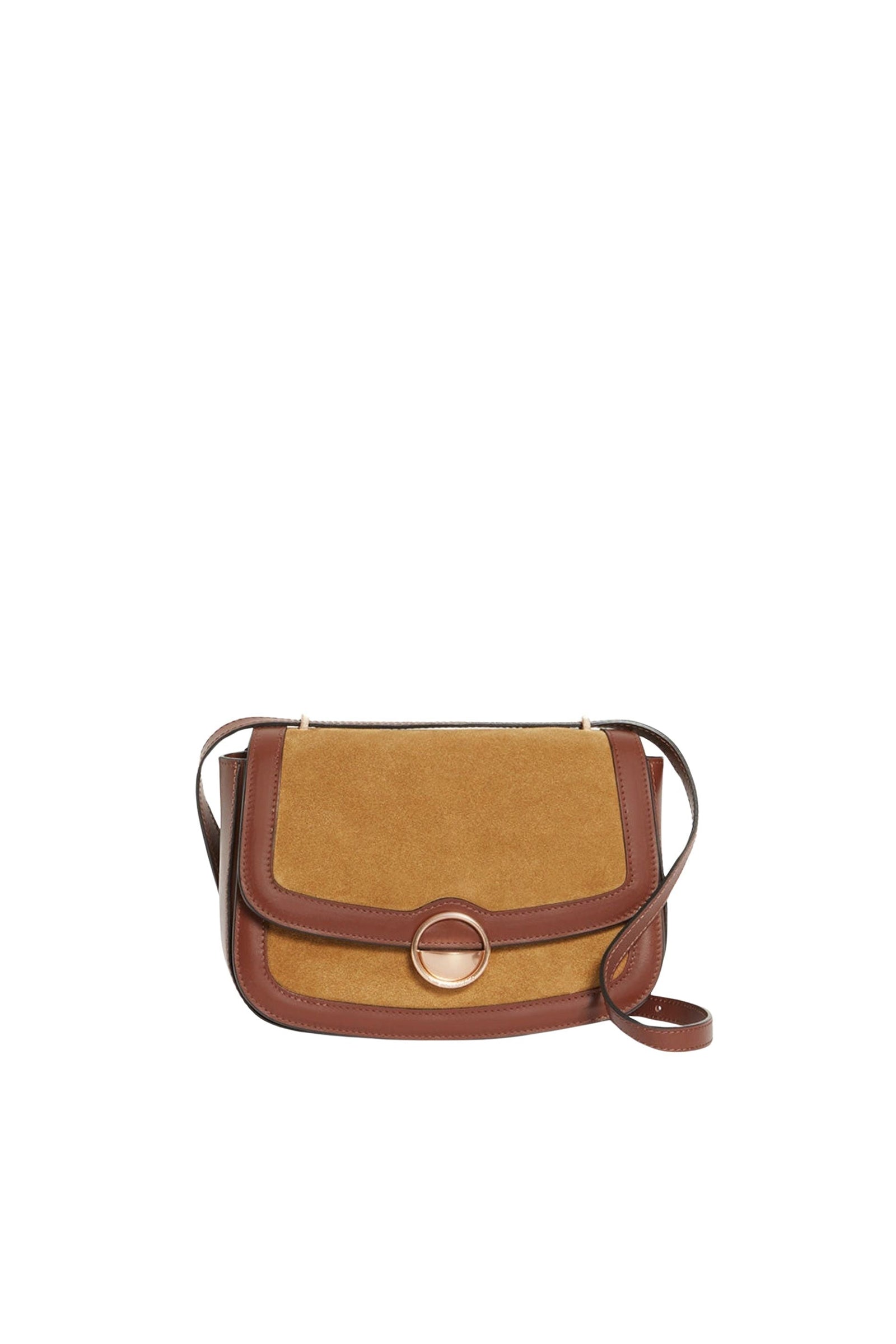 Petit sac à rabat Romy en cuir - Noisette & Caramel