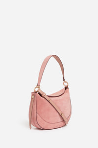 Small Daily suede bag - Old Rose