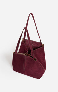 Grand Cabas Daily En Cuir Velours