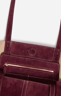 Grand Cabas Daily En Cuir Velours