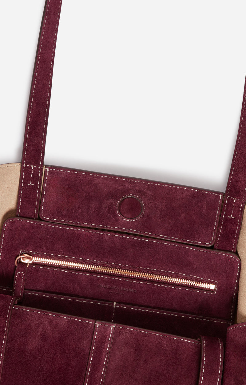 Grand Cabas Daily En Cuir Velours