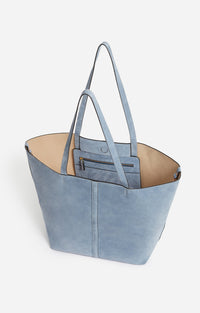 Grand cabas Daily en daim - Iris
