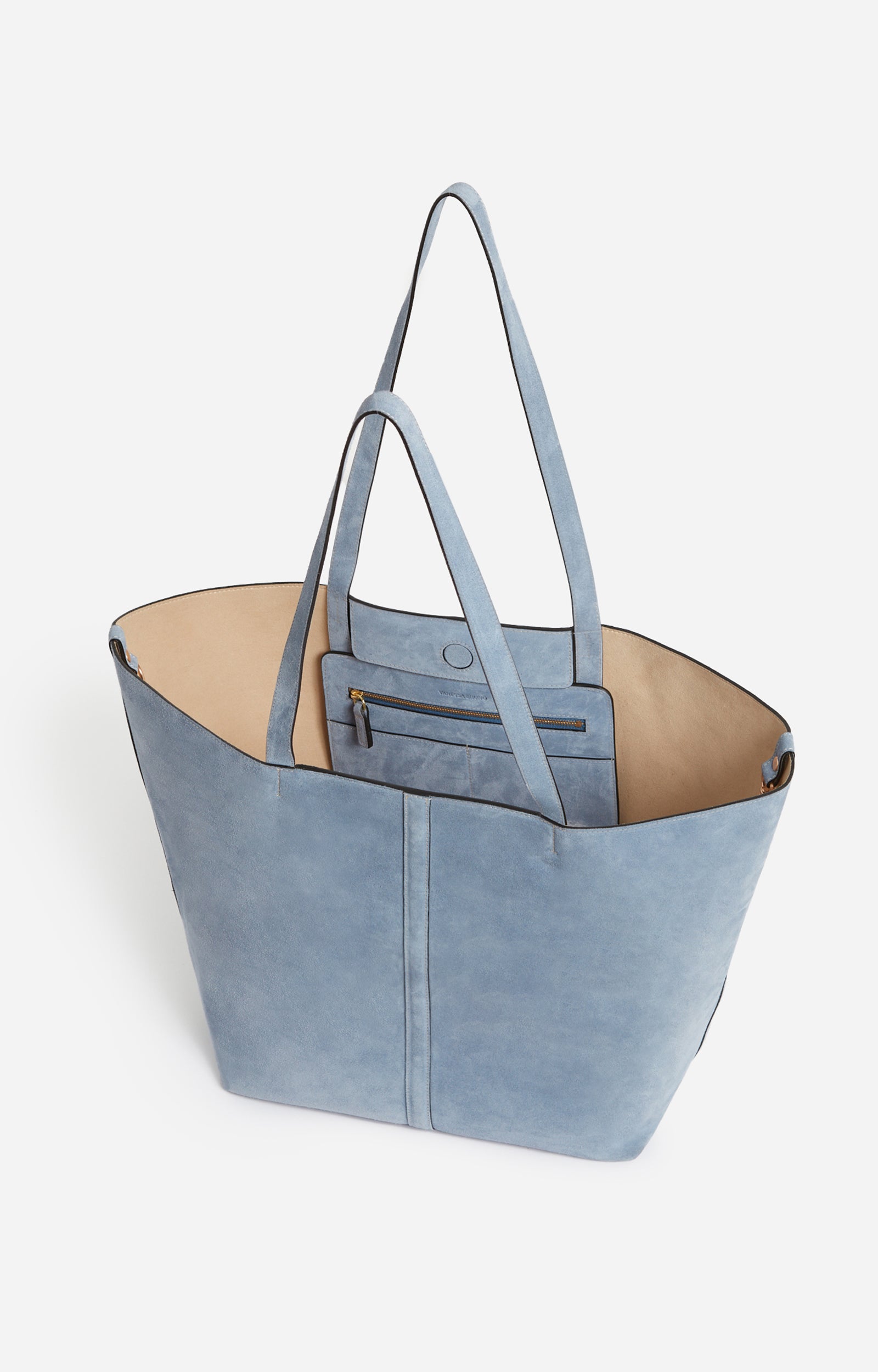 Grand cabas Daily en daim - Iris