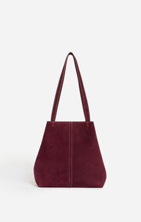 Petit Cabas Daily En Cuir Velours