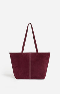 Petit Cabas Daily En Cuir Velours
