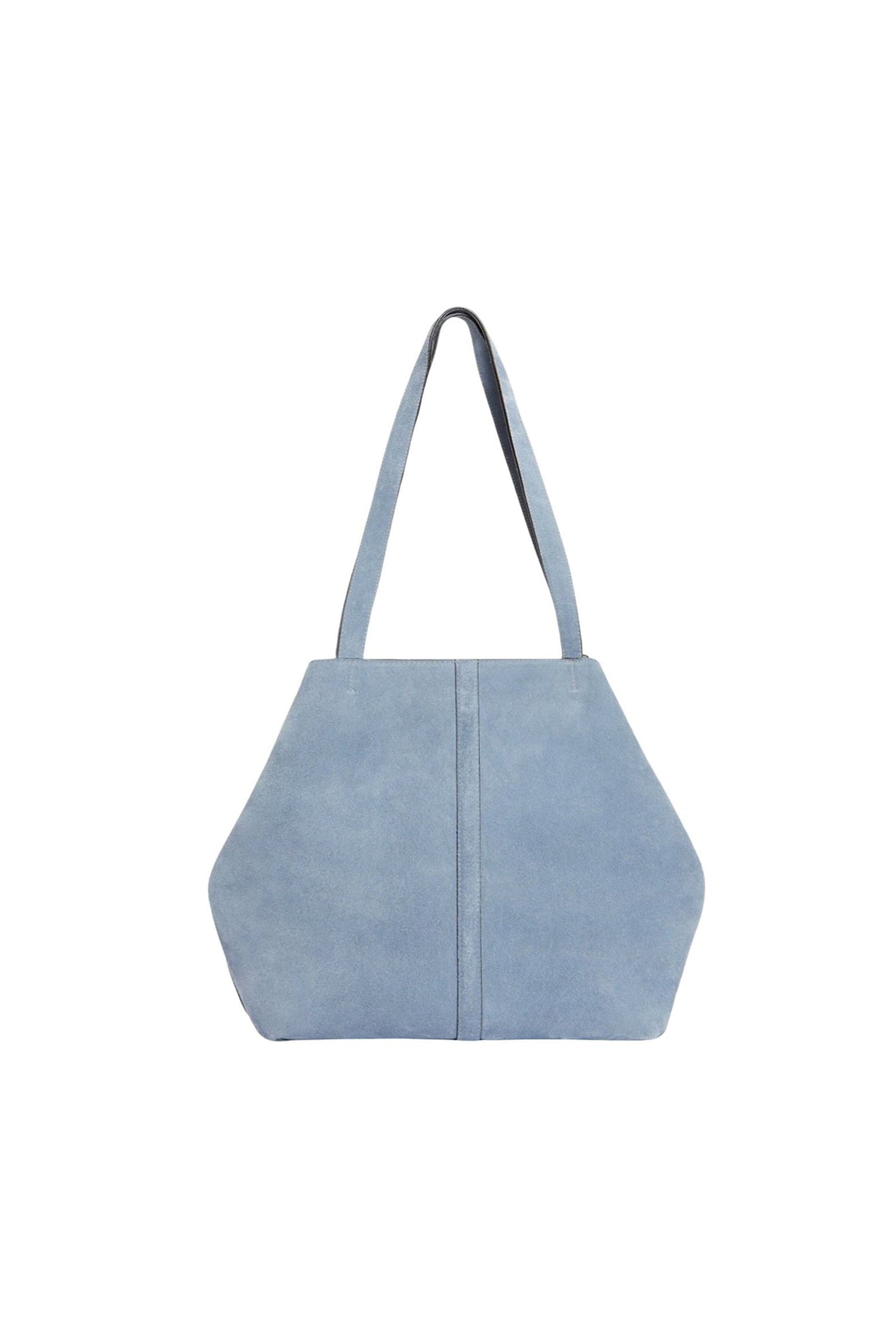 Petit cabas Daily en daim - Iris