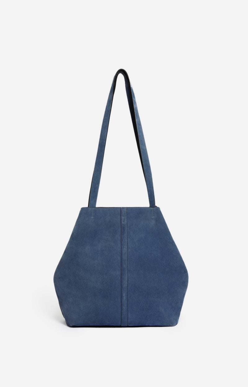 Petit Cabas Daily En Cuir Velours