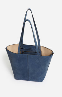 Petit Cabas Daily En Cuir Velours