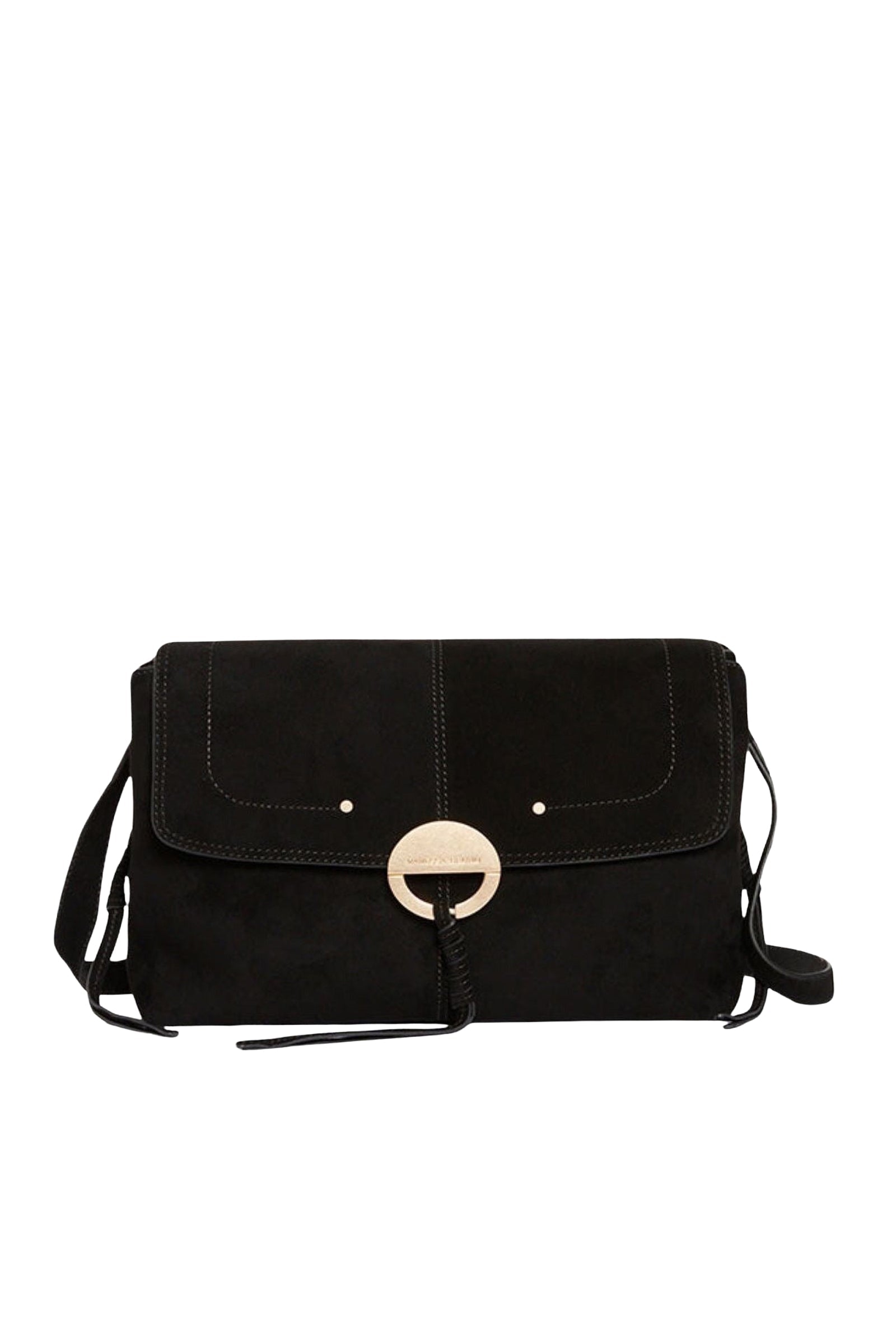 Grand Sac Othilia en daim - Noir