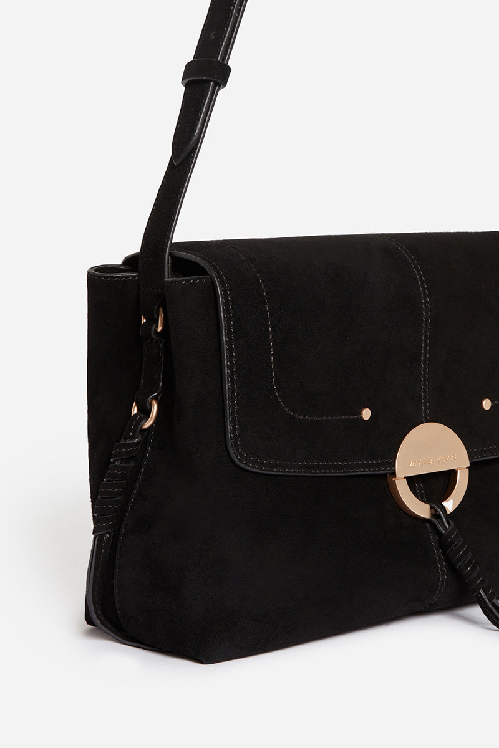Othilia Large Suede Bag - Black