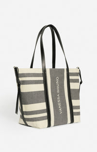 40 QTY NEW // NOIR / Cabas XL En Toile - NOIR
