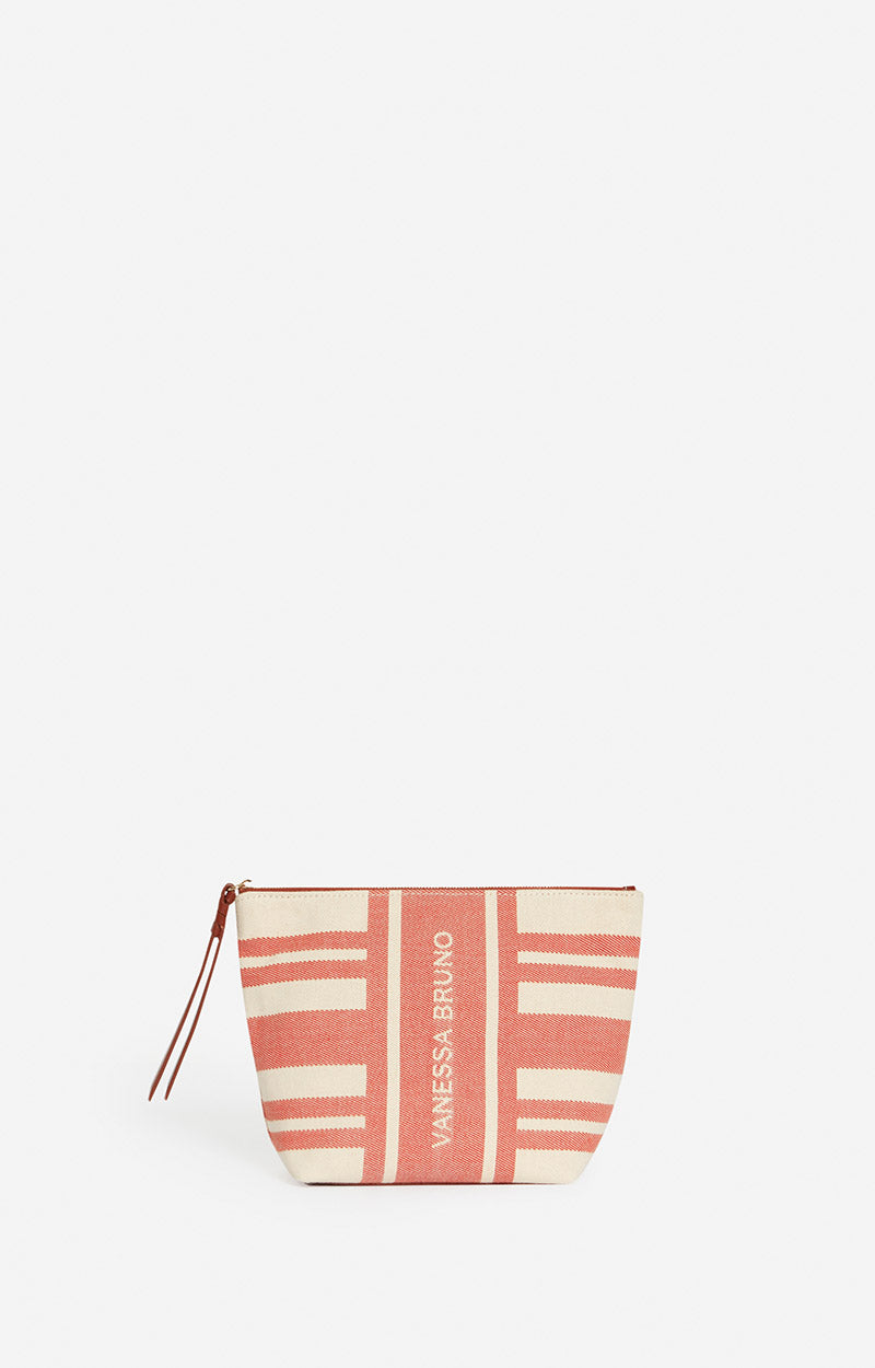 11 QTY NEW // COGNAC / Pochette Zippée - COGNAC