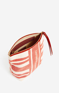 11 QTY NEW // COGNAC / Pochette Zippée - COGNAC