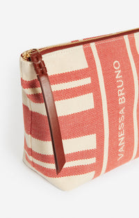 11 QTY NEW // COGNAC / Pochette Zippée - COGNAC