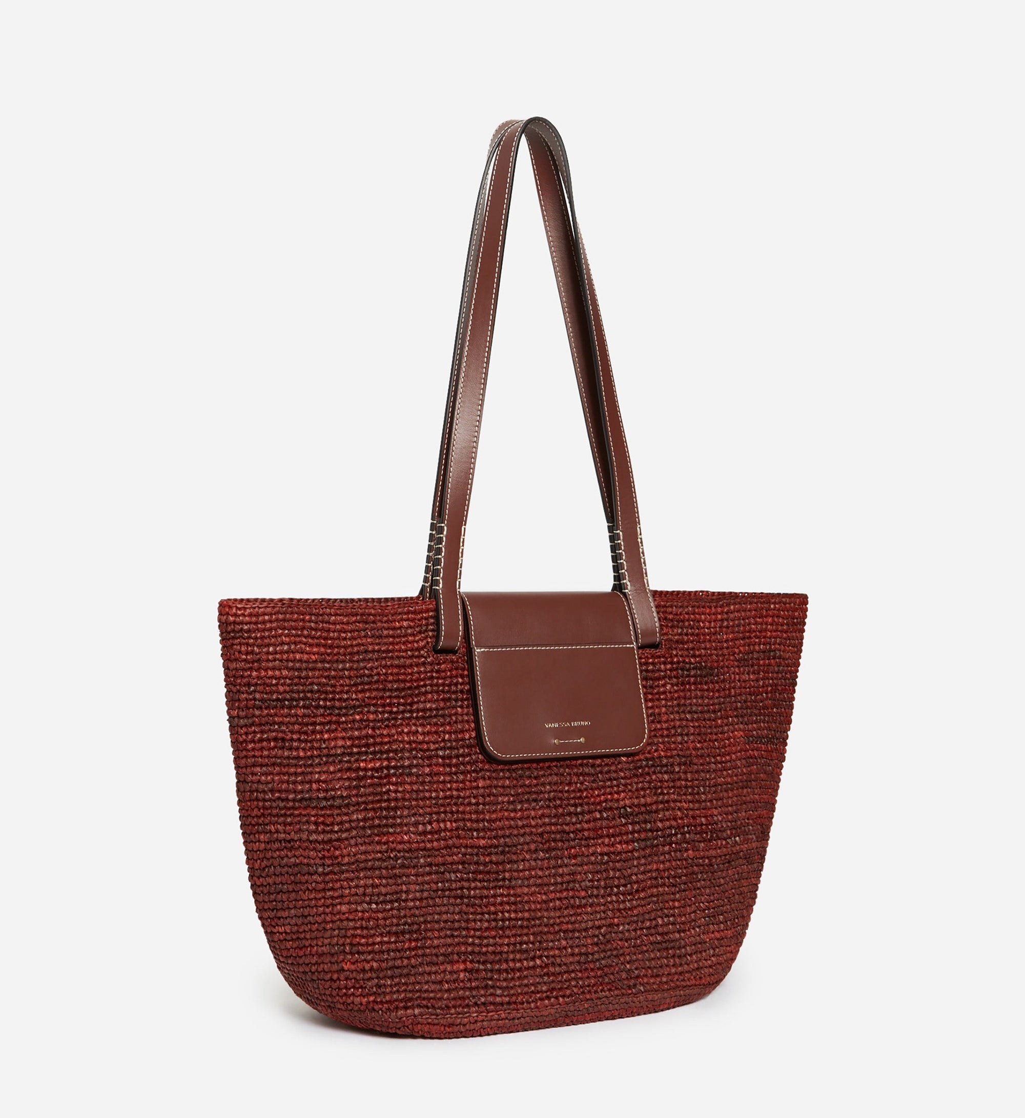 Panier en raphia - Marron