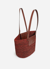 Panier en raphia - Marron