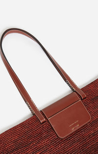 Panier en raphia - Marron
