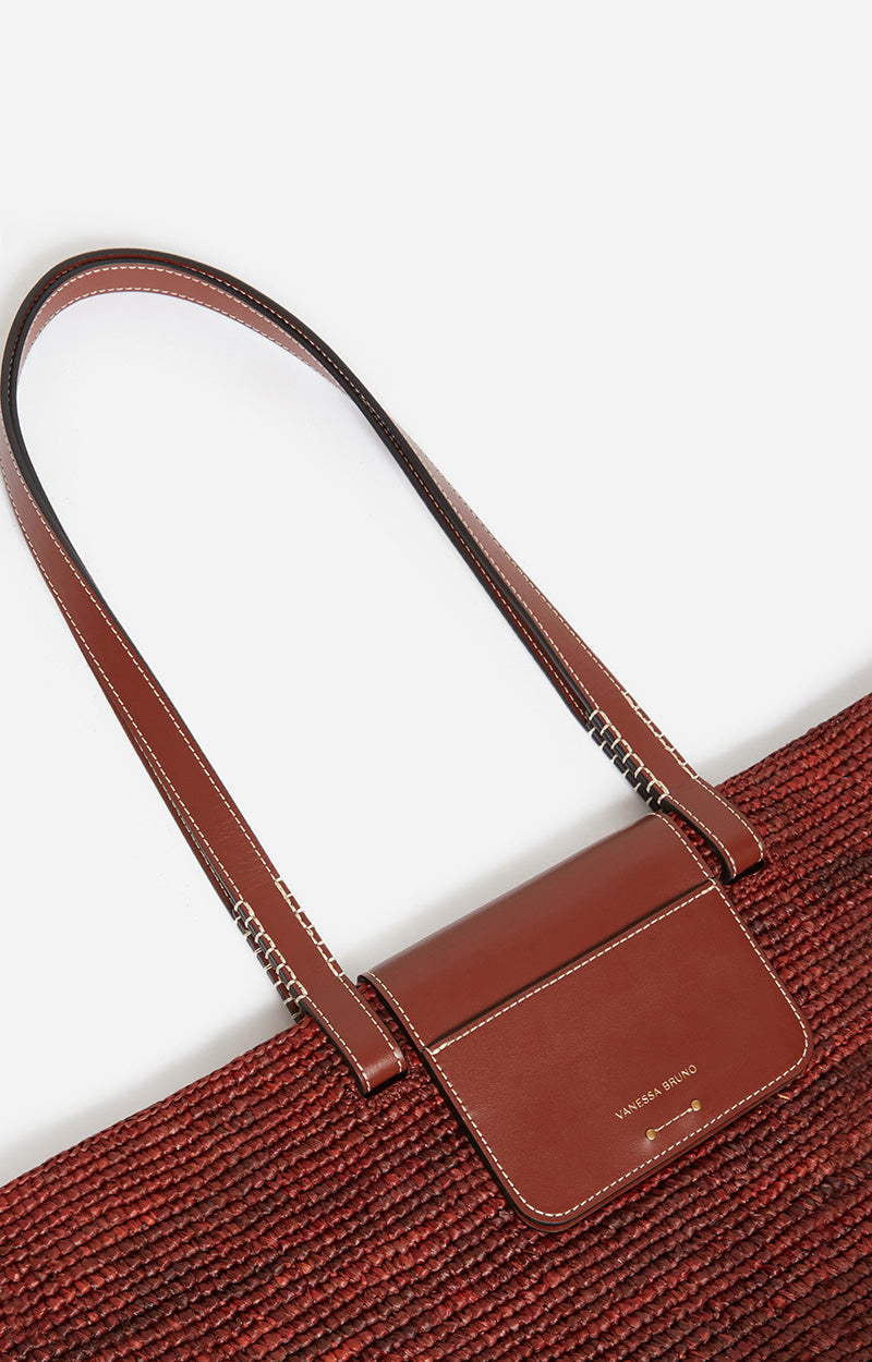 Panier en raphia - Marron