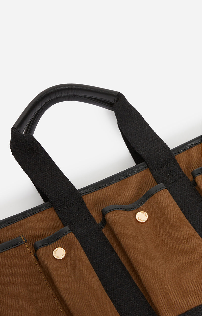 12 QTY NEW // KAKI / Cabas S Multipoches - KAKI
