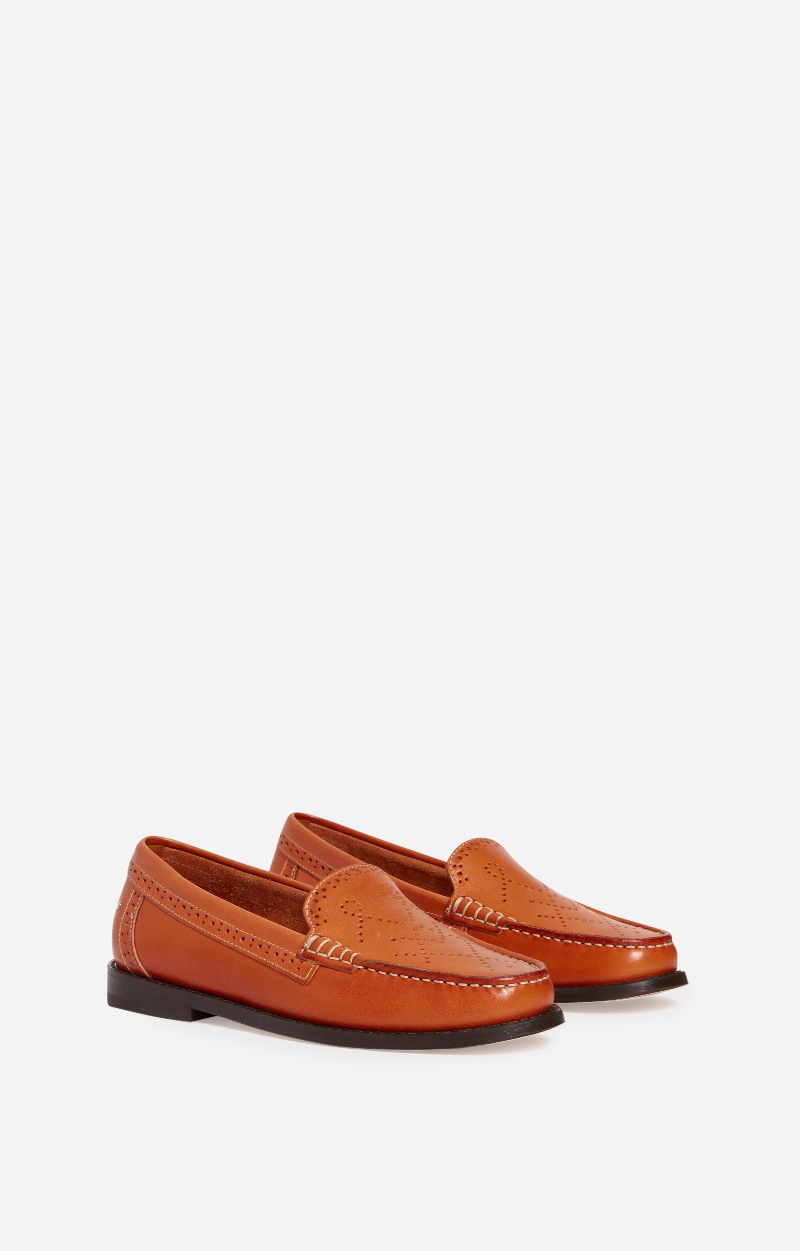 Mocassins en cuir - Miel