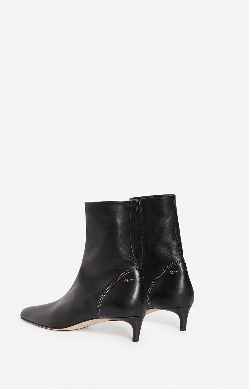 Bottines Cuir Noir Daily