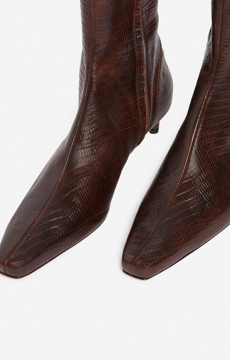 Bottines Cuir Marron Daily