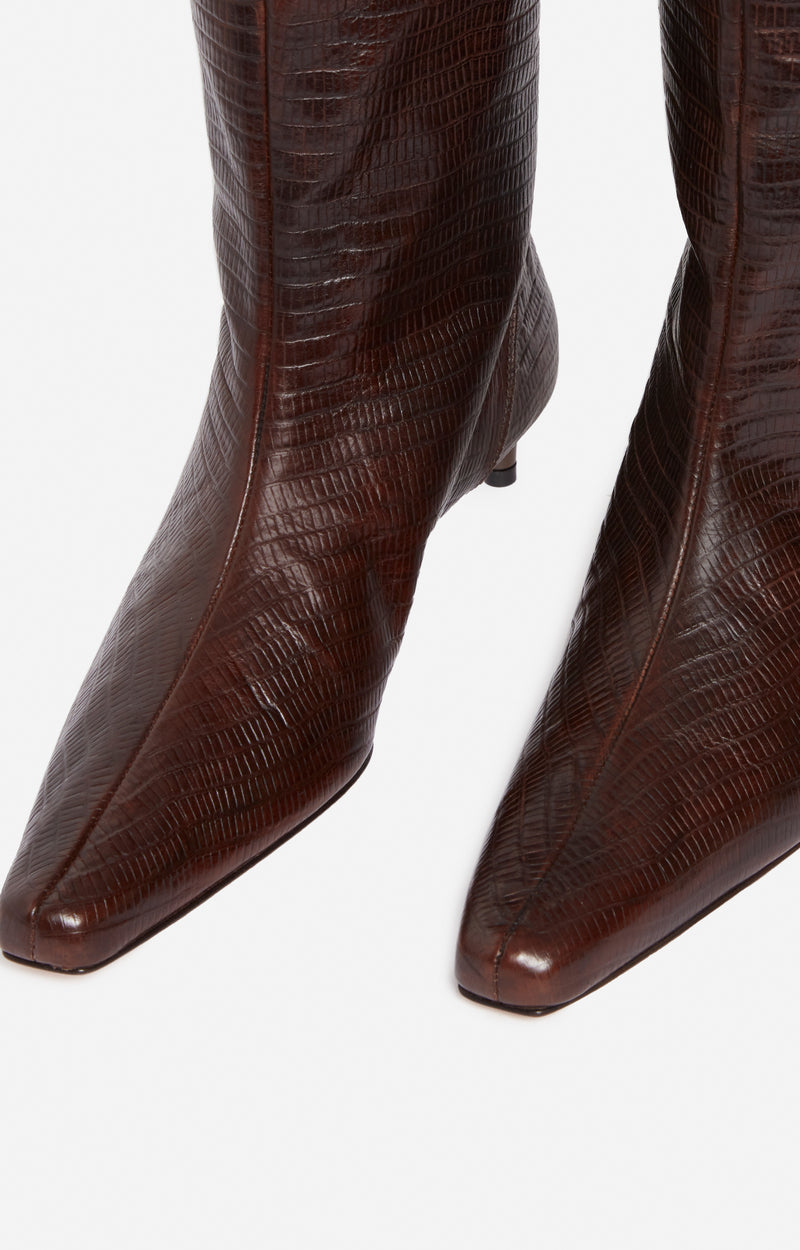 Bottes Daily en cuir - Ebène