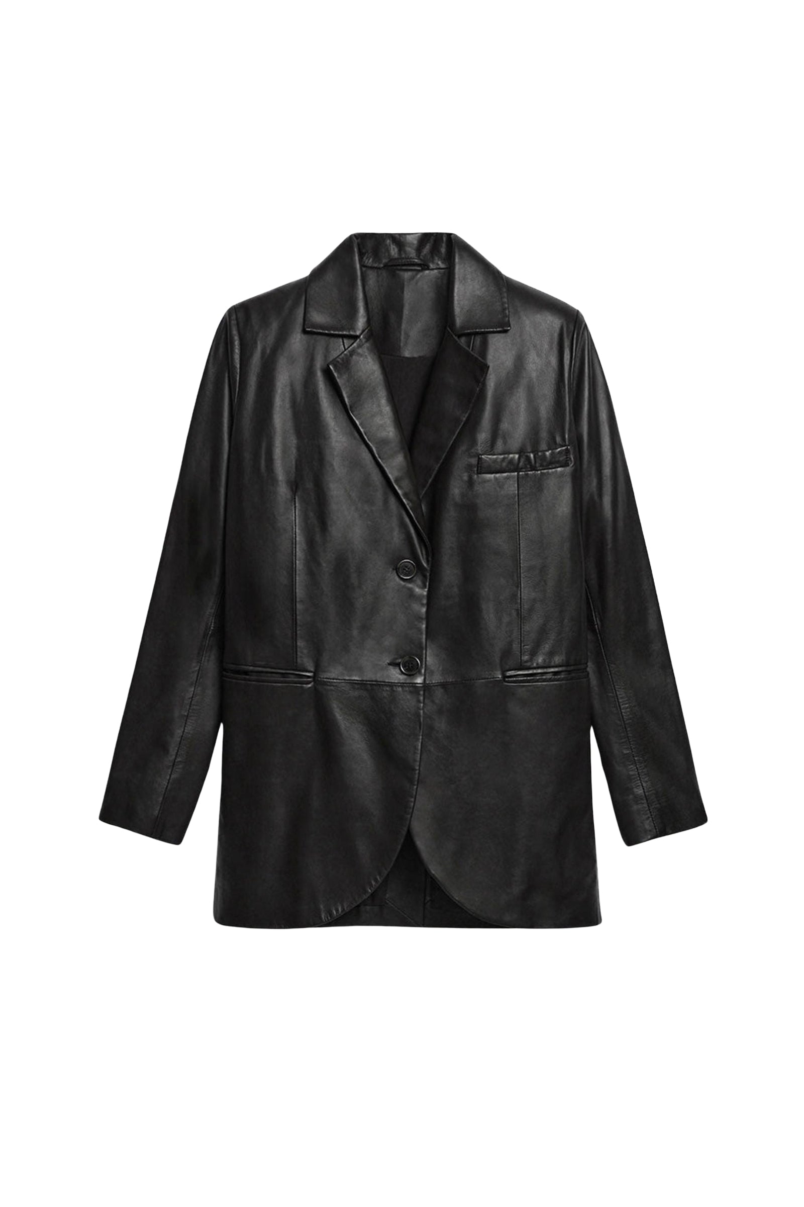 Veste Darco en cuir - Ebene