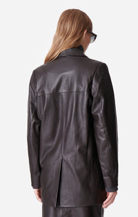 Veste Darco en cuir - Ebene