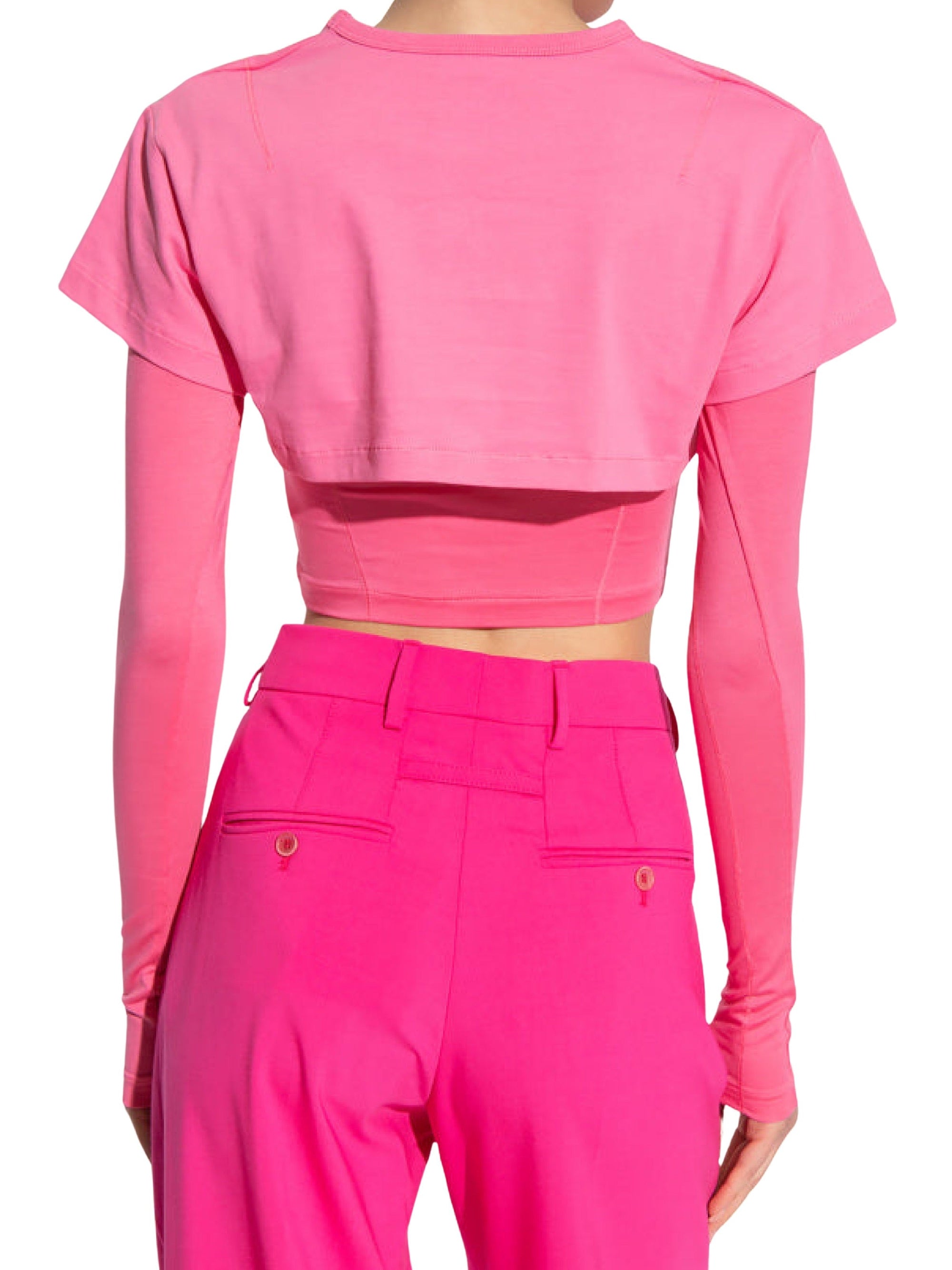 PINK LE DOUBLE TSHIRT