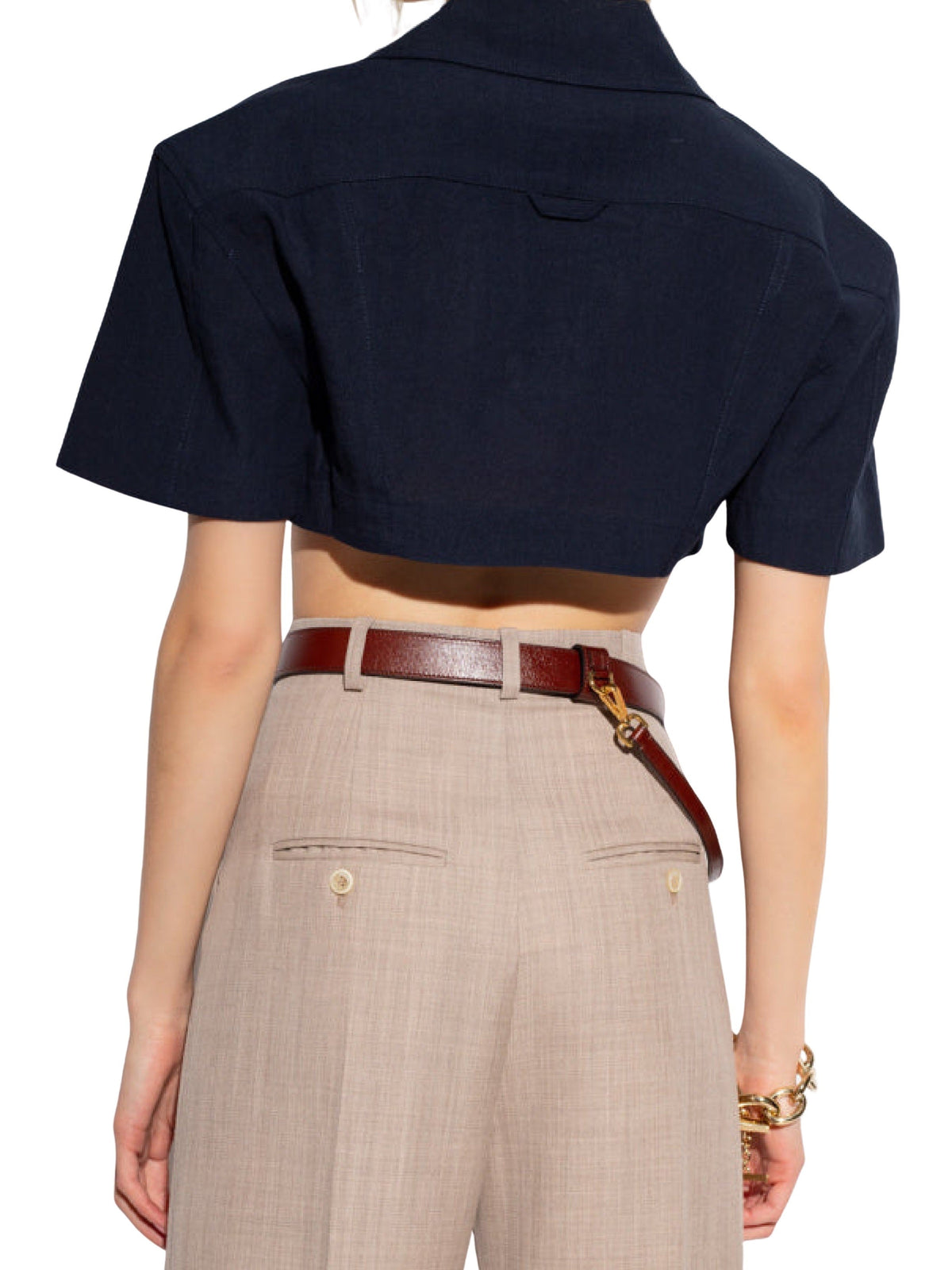 55€ / 16 sold //32 QTY / ST50%   T-shirt court Bebi à fermoir - Navy