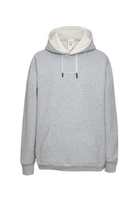 Sweat à capuche unisexe Jackie en coton - Gris Clair & Lait