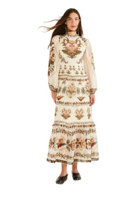DIFFUSELY_Hearts Cream Robe longue - Hearts Cream