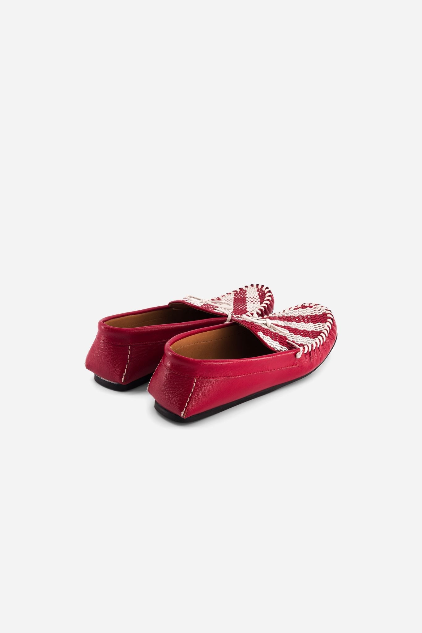 Mocassins Meeko en cuir - Red