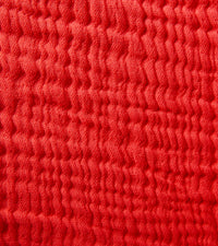 Plaid Copertina L en gaze de coton - Rouge