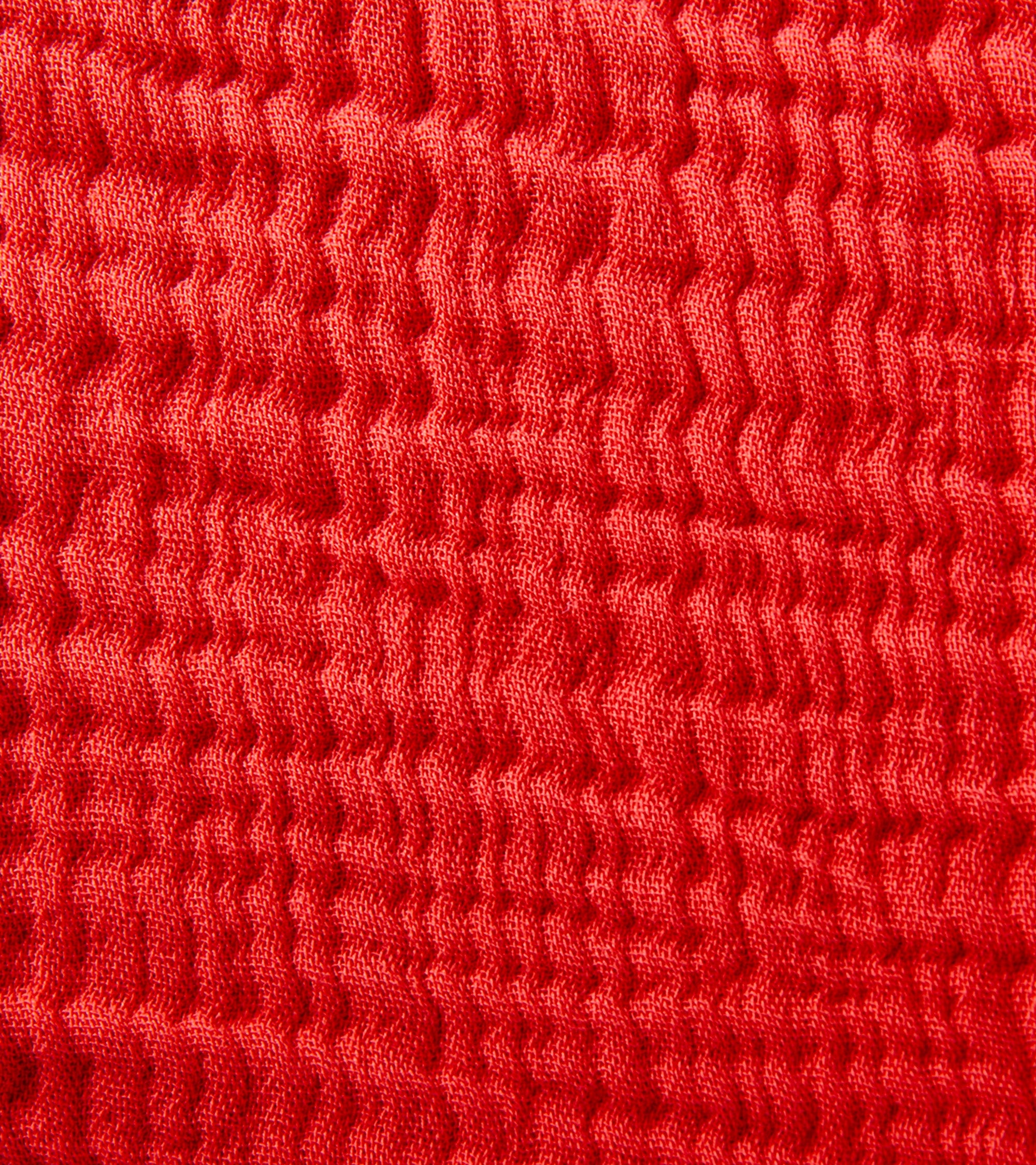 Plaid Copertina L en gaze de coton - Rouge