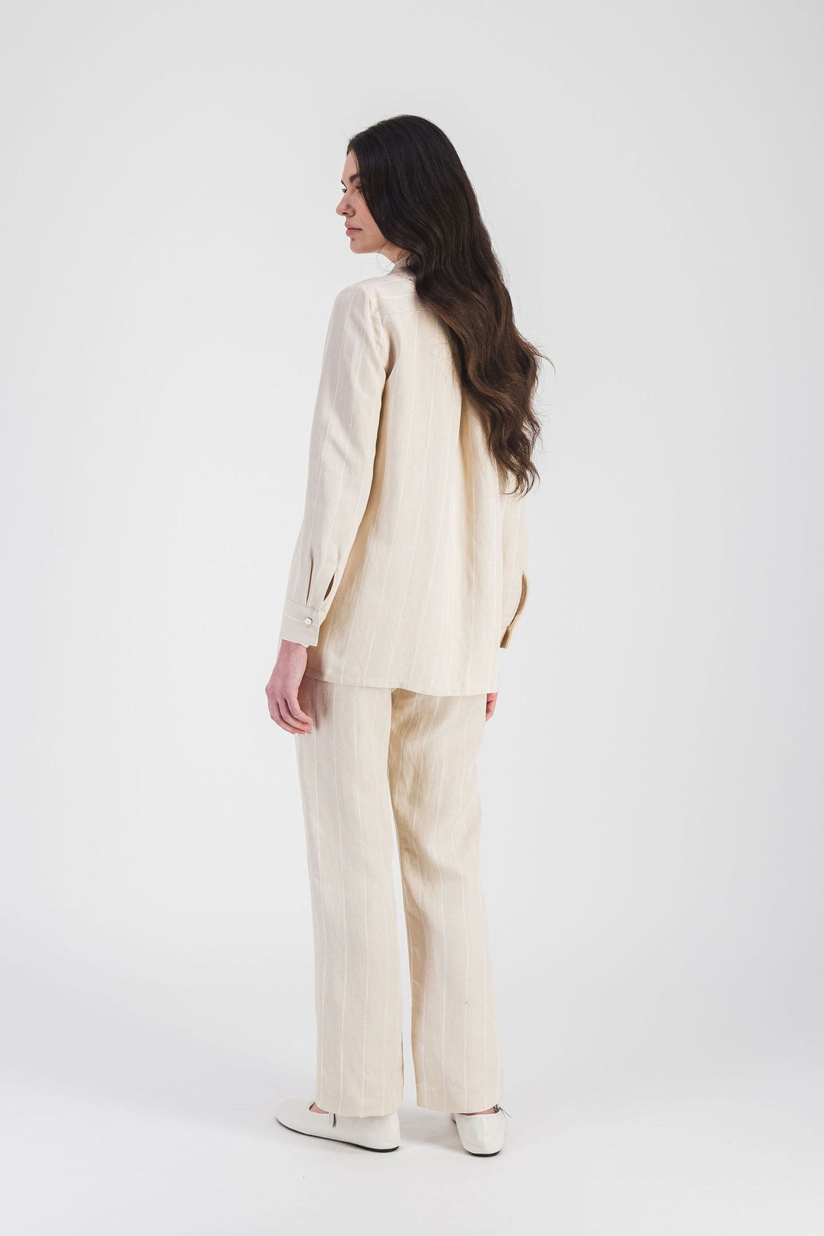 Chemise droite - Beige Moyen
