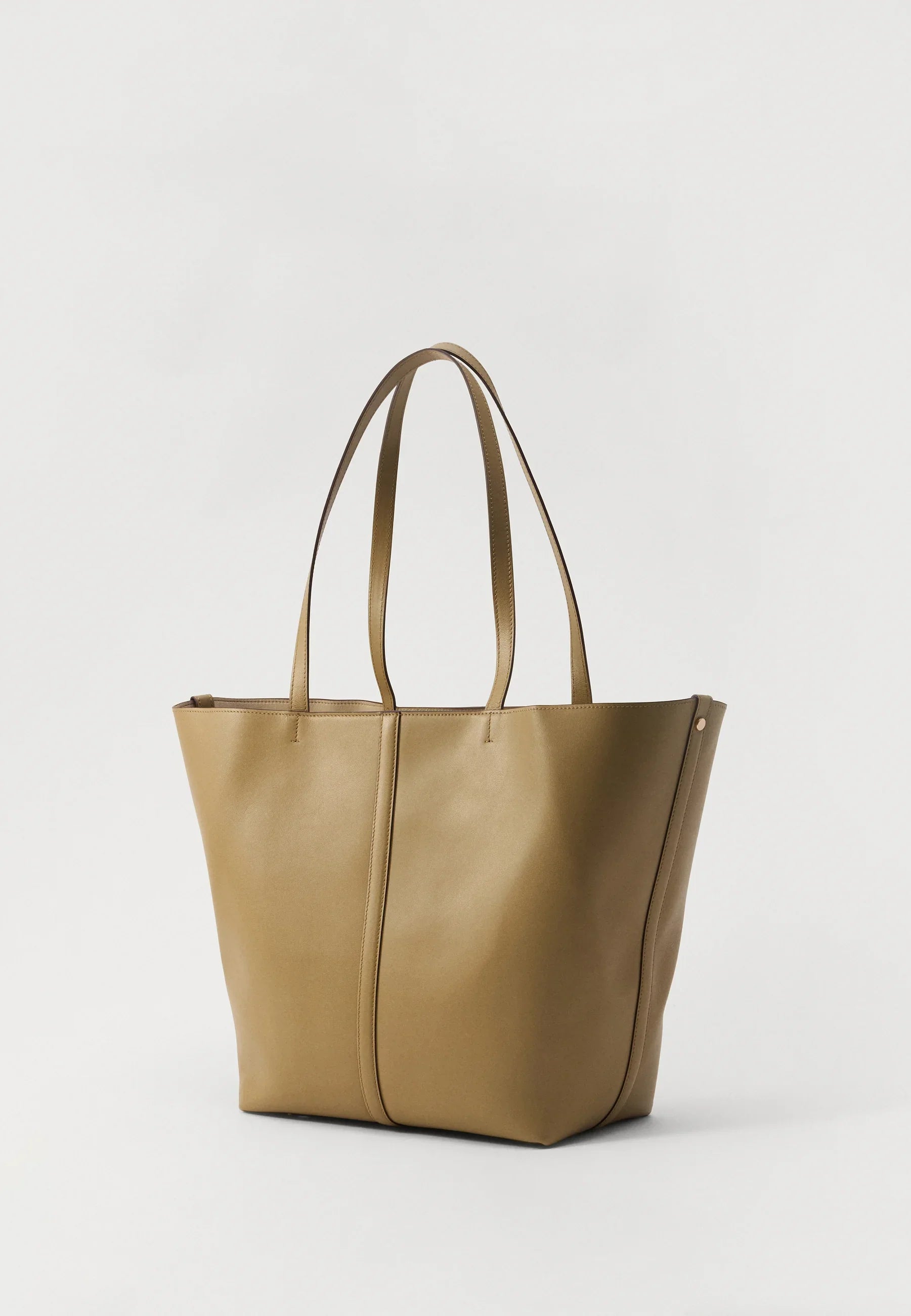 Grand cabas Daily en cuir - Olive
